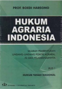 Image of Hukum Agraria Indonesia
