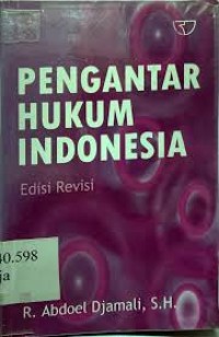 Image of Pengantar Hukum Indonesia