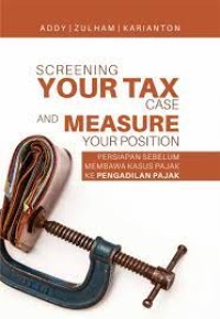 Image of Screening Your Tax Case and Measure Your Position